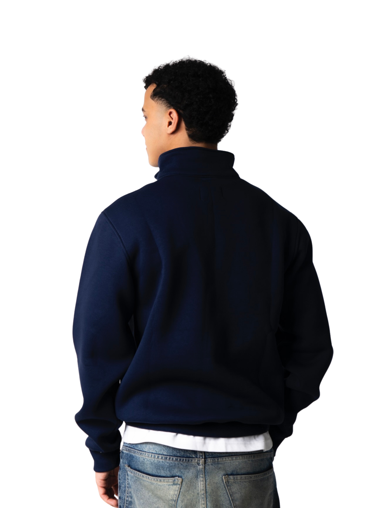 Mazics "NAVY" Quarter-Zipper.