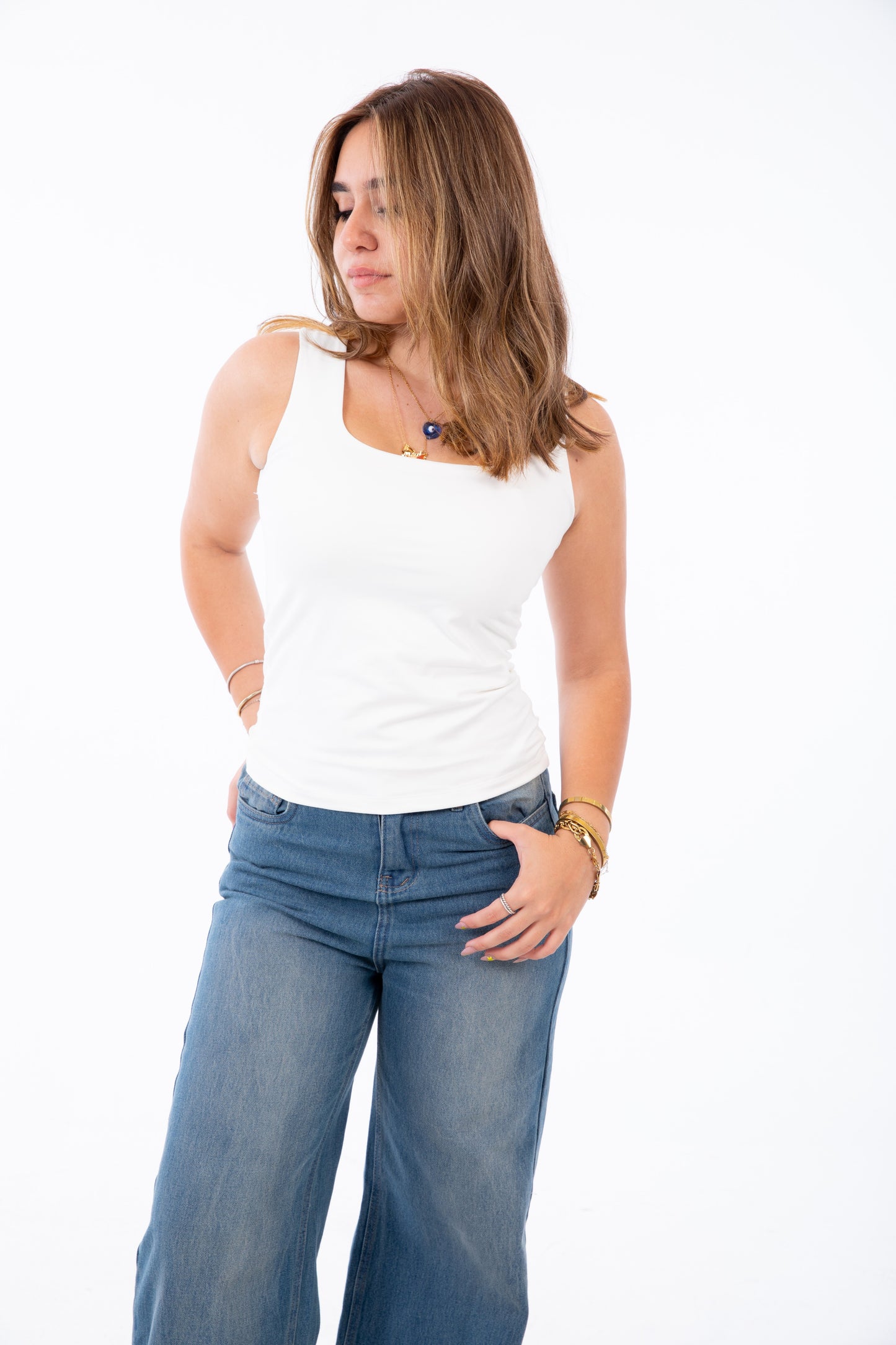 Double Layered Basic Top