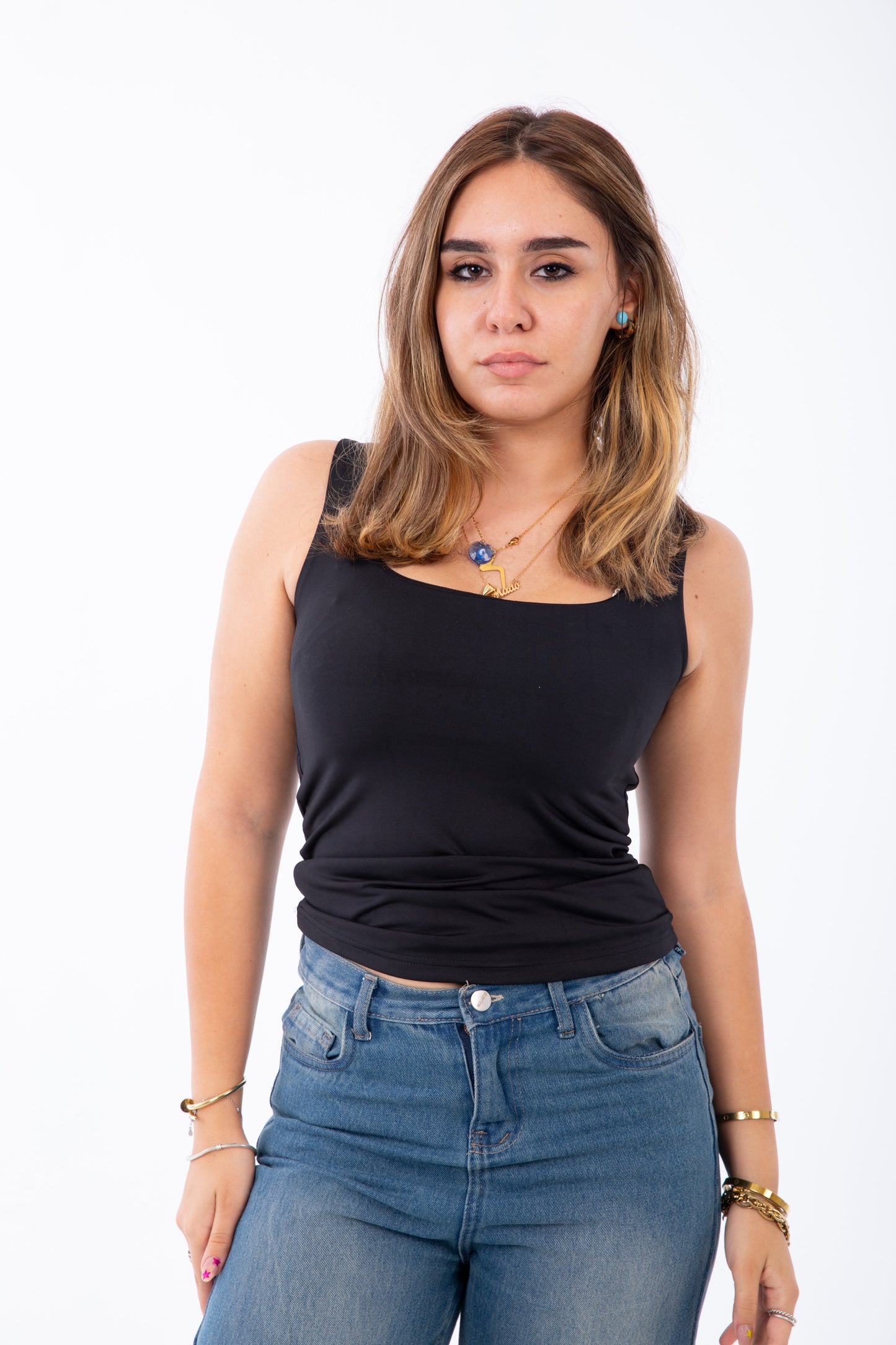 Double Layered Basic Top