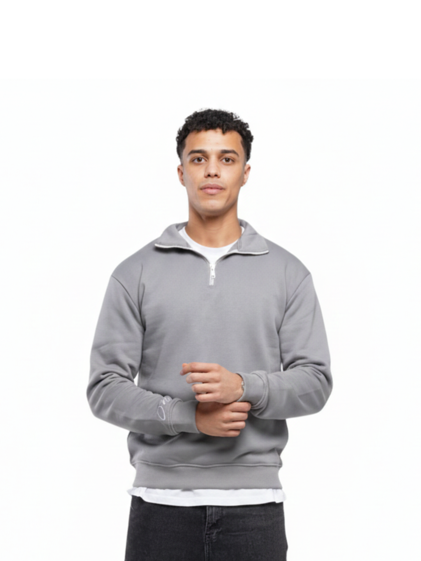 Mazics "GREY" Quarter-Zippers.