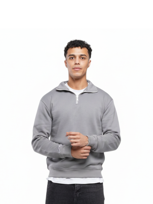 Mazics "GREY" Quarter-Zippers.