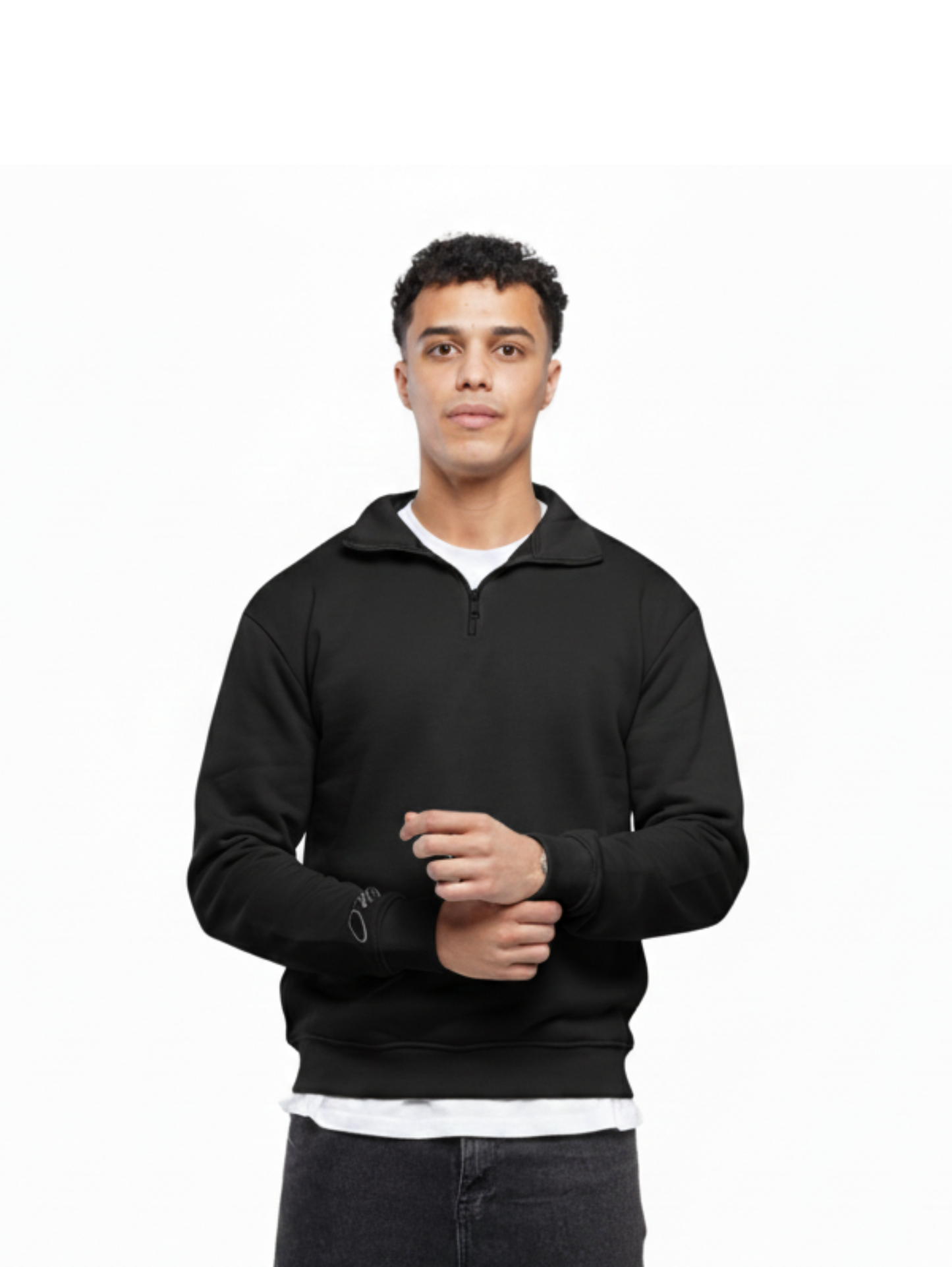 Mazics "BLACK" Quarter-Zippers.