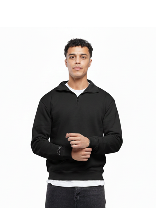 Mazics "BLACK" Quarter-Zippers.