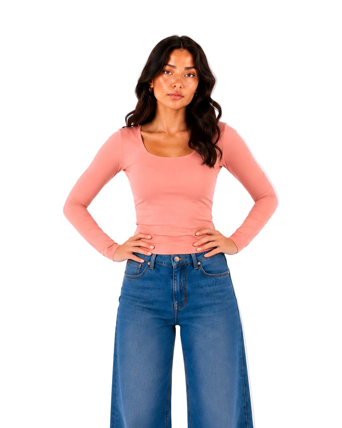 Mazics "SQ. NECK" TOP.