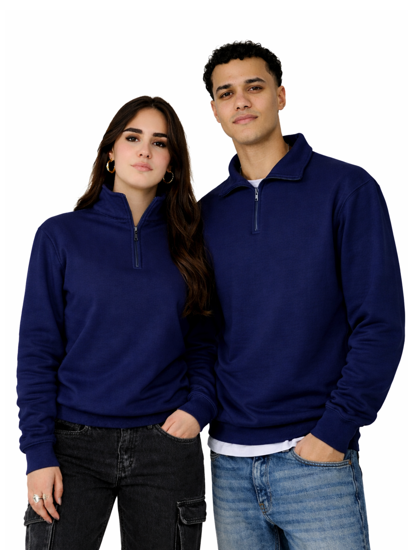 Mazics "NAVY" Quarter-Zipper.